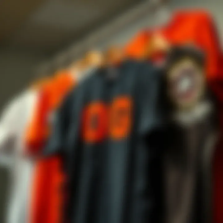 A collection of OG shirts from various skate brands