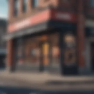 Iconic Streetwear Storefront Iconic streetwear store showcasing trendy apparel