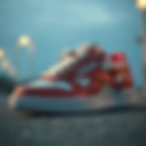 Detailed view of Reebok Club C Revenge sneaker showcasing craftsmanship and materials