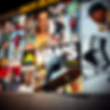 A collage of collaborative ventures between Riot Society and prominent artists, illustrating creative synergy.