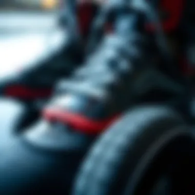 Materials Behind Roces Aggressive Skates Close-up of the materials used in Roces skates showcasing durability and performance