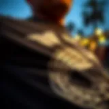 Intricate Design of Salty Crew Chasing Tail T-Shirt Close-up view of the Salty Crew Chasing Tail T-Shirt showcasing intricate design details