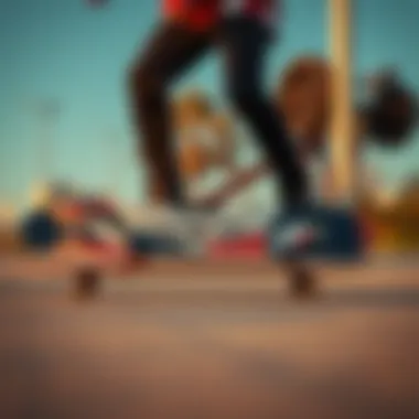 Visual comparison of the evolution of skateboard designs leading to the Flying Eagle F3.