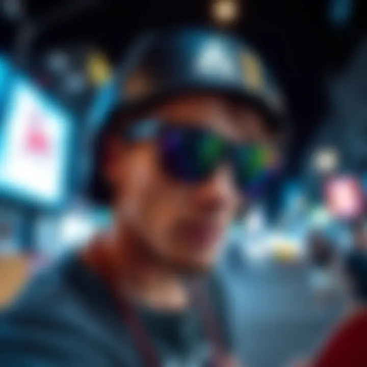 Skateboarding Meets Style with Dragoneyewear Skateboarder wearing Dragoneyewear products in an urban setting