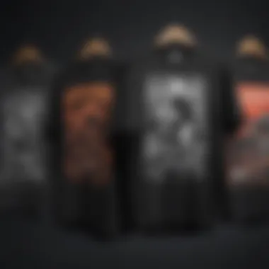 Evolution of Black Graphic T-Shirts in Skate Culture Historical timeline showcasing the evolution of graphic t-shirts in skate culture
