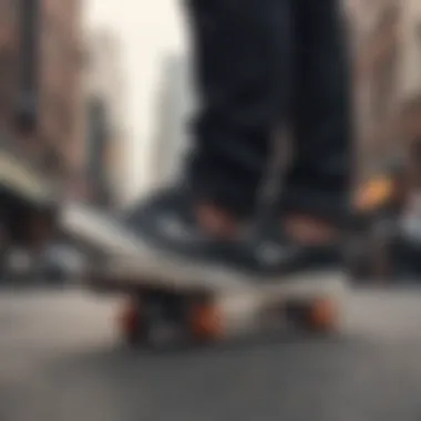 Versatile Style with Janoski Black Janoski Black shoes paired with trendy streetwear