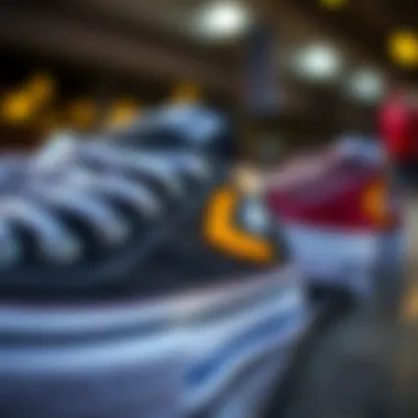 Detailed view of Converse Pro Skate shoes showcasing innovative design features