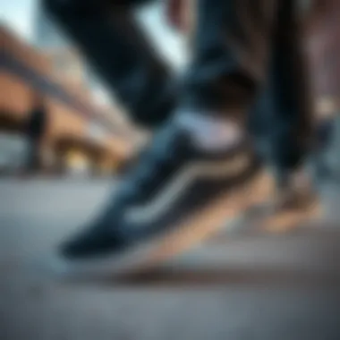 Vans Velcro Old Skool in Skate Culture Skaters wearing Vans Velcro Old Skool in an urban setting