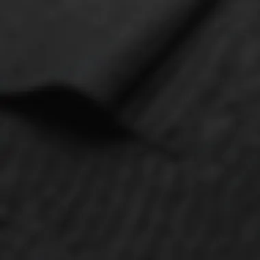Diverse Fabrics and Textures of Black Tank Tops Close-up of different black tank top fabrics and textures