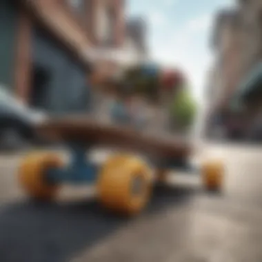 Advanced Fly Skateboard Design An innovative fly skateboard showcasing advanced technology