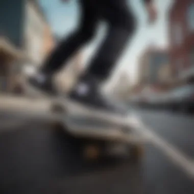 Skateboarding community wearing black Converse