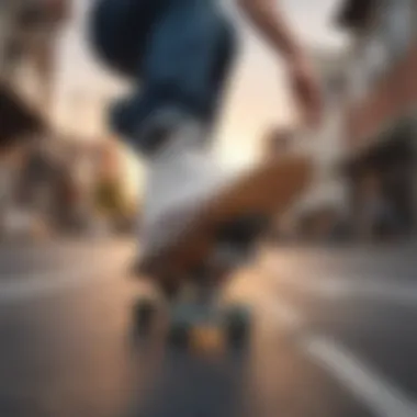 The Effect of Arch Support on Skateboard Foot Positioning Skateboard foot positioning demonstrating arch support