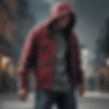 Layering Techniques: Elevating Hooded Flannel Style A layered outfit featuring a hooded flannel as a centerpiece.