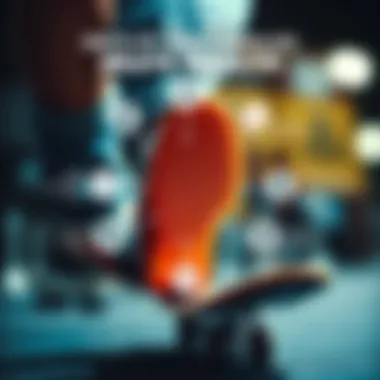 Benefits of Skate Insoles on Foot Health Diagram illustrating the benefits of skate insoles on foot health