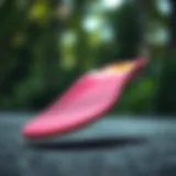 Futuristic skate insole design showcasing advanced materials