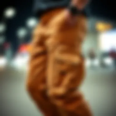 Stylish cargo pants with unique pockets