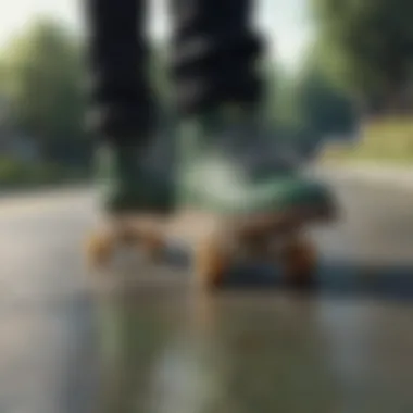 Sustainable Materials of Ultrarange Exo Green Close-up view of the eco-friendly materials used in Ultrarange Exo Green
