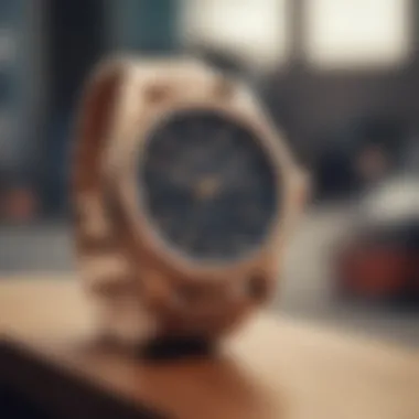 Intricate Design of Nixon Watches A close-up of a Nixon watch showcasing its intricate design and craftsmanship.