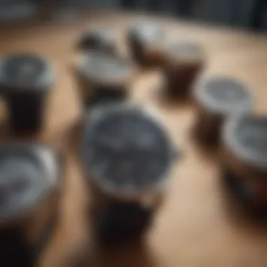 Diverse Models of Nixon Watches A collection of various Nixon watch models displayed together.