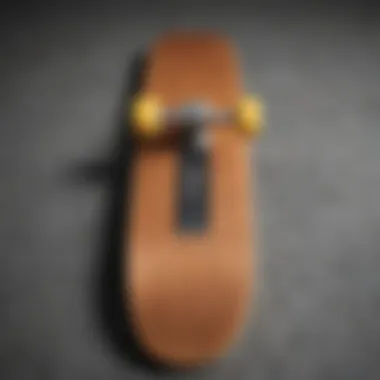 Standard Skateboard Size Overview An overview of standard skateboard sizes showing different dimensions
