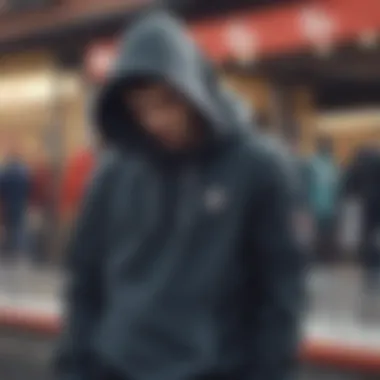 Seasonal Pricing Trends Seasonal display showcasing hoodies for different weather