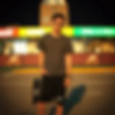 Stylish casual outfit featuring plain black Nike shorts