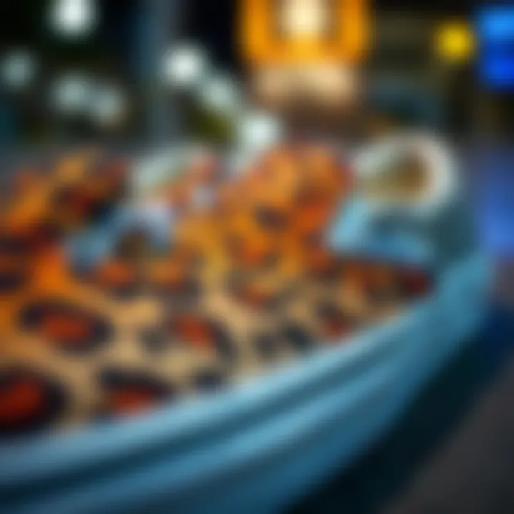 Close-up of unique animal print patterns on Vans slip-ons