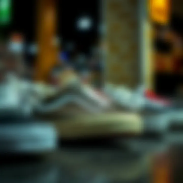 Vans Old Skool Pro displayed alongside competing skate shoes