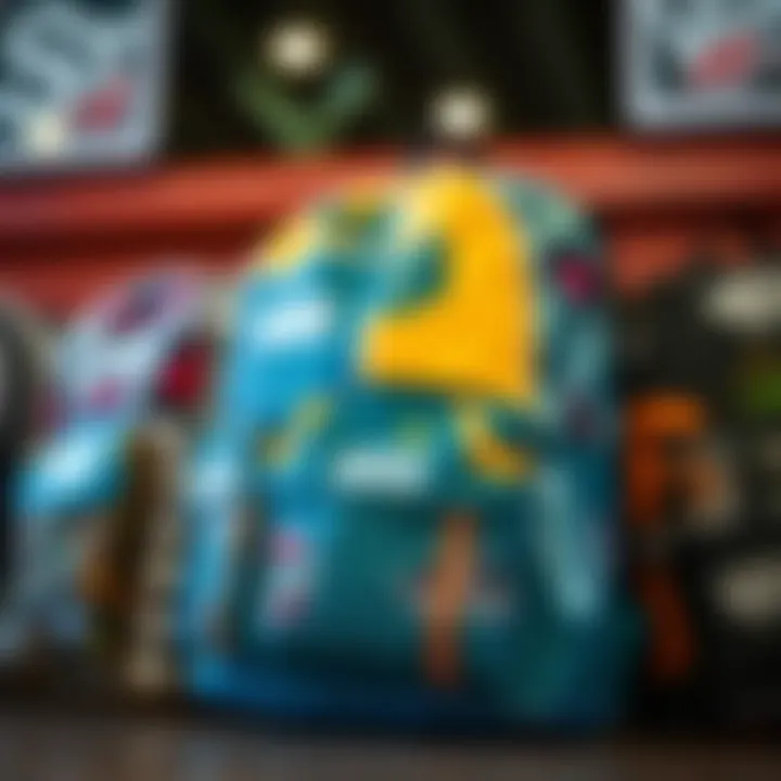 Collection of Vans backpacks showcasing different designs