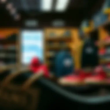 Inside the Vans Store: Product Showcase Interior display showcasing Vans products