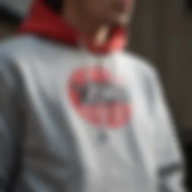 Craftsmanship and Aesthetics: The Design of Vans Hoodies Close-up of a Vans sweater hoodie showcasing unique design elements