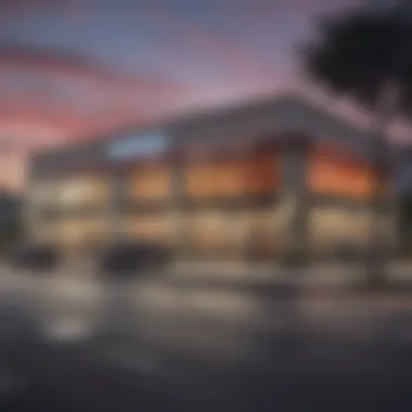 Vans Tanger Outlet Exterior A vibrant exterior view of the Vans Tanger Outlet showcasing its contemporary design