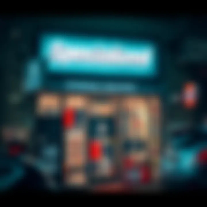 A physical storefront specializing in outdoor eyewear including Pit Viper