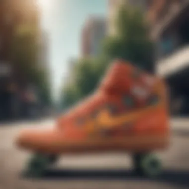 Impact of Skater Endorsements on Nike Shoes Influential skateboarders endorsing Nike footwear