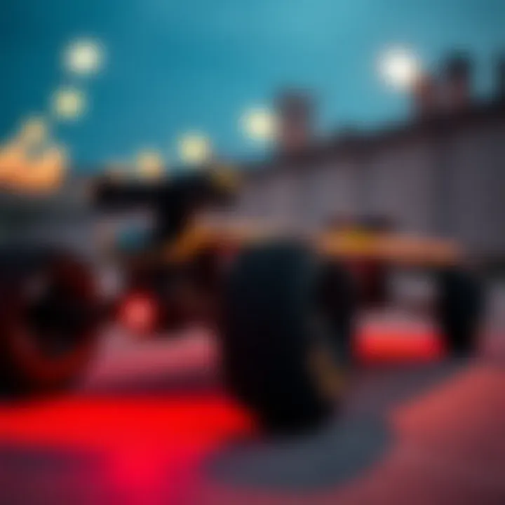 Close-up of Zealot electric skateboard technology features