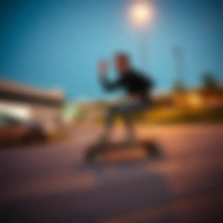 User enjoying a ride on a Zealot electric skateboard